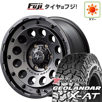 【新品】ハイエース200系 夏タイヤ ホイール4本セット 215/65R16 109/107Q ヨコハマ ジオランダー X-AT G016 OWL MID ナイトロパワー H12 ショットガン 16インチ