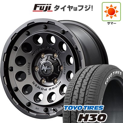 【新品】ハイエース200系 夏タイヤ ホイール4本セット 215/65R16 109/107R トーヨー H30 MID ナイトロパワー H12 ショットガン 16インチ
