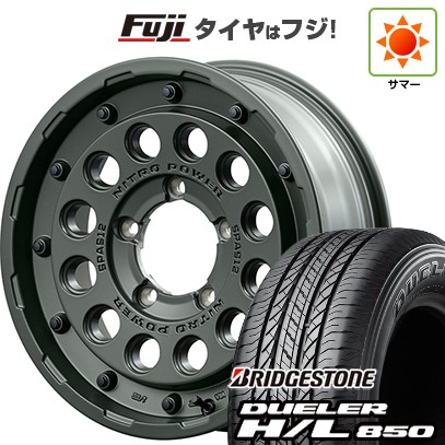 【新品】ジムニー 夏タイヤ ホイール4本セット 175/80R16 ブリヂストン デューラー H/L850 MID ナイトロパワー H12 ショットガン タクティカルエディション 16インチ
