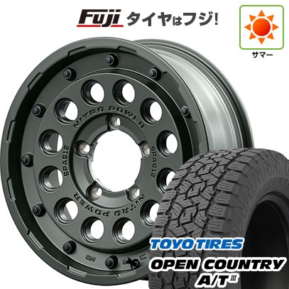 【新品】ジムニー 夏タイヤ ホイール4本セット 175/80R16 トーヨー オープンカントリー A/T III RBL MID ナイトロパワー H12 ショットガン タクティカルエディション 16インチ