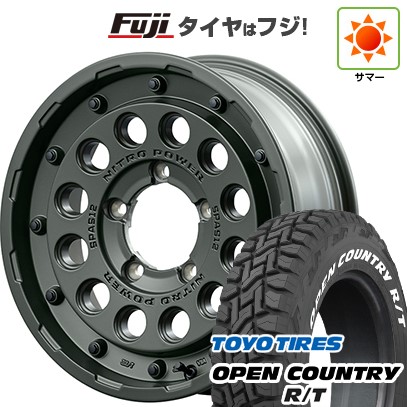 【新品】ジムニーシエラ 夏タイヤ ホイール４本セット 225/70R16 トーヨー オープンカントリー R/T RWL/RBL MID ナイトロパワー H12 ショットガン タクティカルエディション 16インチ