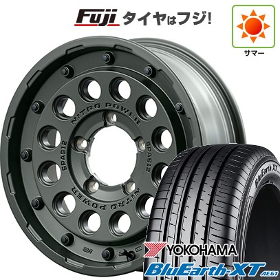 【新品】ジムニーシエラ 夏タイヤ ホイール４本セット 215/70R16 ヨコハマ ブルーアース XT AE61 MID ナイトロパワー H12 ショットガン タクティカルエディション 16インチ