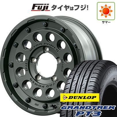 【新品】ジムニーシエラ 夏タイヤ ホイール４本セット 215/70R16 ダンロップ グラントレック PT3 MID ナイトロパワー H12 ショットガン タクティカルエディション 16インチ