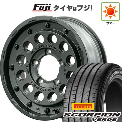 【新品】ジムニーシエラ 夏タイヤ ホイール４本セット 215/70R16 ピレリ スコーピオン ヴェルデ MID ナイトロパワー H12 ショットガン タクティカルエディション 16インチ