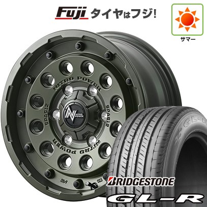 【新品】ハイエース200系 夏タイヤ ホイール４本セット 215/65R16 109/107R ブリヂストン GL-R MID ナイトロパワー H12 ショットガン タクティカルエディション 16インチ