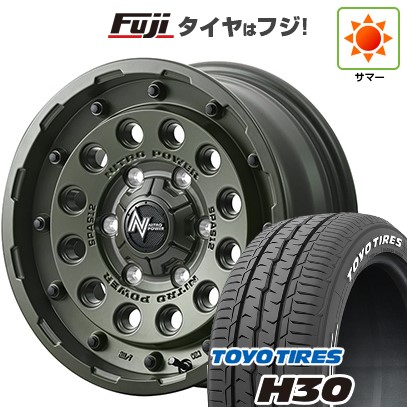 【新品】ハイエース200系 夏タイヤ ホイール４本セット 215/65R16 109/107R トーヨー H30 MID ナイトロパワー H12 ショットガン タクティカルエディション 16インチ