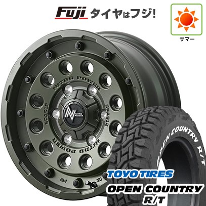 【新品】ハイエース200系 夏タイヤ ホイール4本セット 215/65R16 109/107Q トーヨー オープンカントリー R/T RWL/RBL MID ナイトロパワー H12 ショットガン タクティカルエディション 16インチ