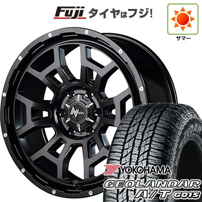 【新品】ハイエース200系 夏タイヤ ホイール４本セット 215/65R16 109/107S ヨコハマ ジオランダー A/T G015 WL/RBL MID ナイトロパワー H6 スラッグ 16インチ
