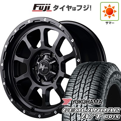 【新品】ハイエース200系 夏タイヤ ホイール４本セット 215/65R16 109/107S ヨコハマ ジオランダー A/T G015 WL/RBL MID ナイトロパワー M10 パーシング 16インチ