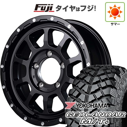【新品】ジムニー 夏タイヤ ホイール4本セット 215/85R16 ヨコハマ ジオランダー M/T+ G001C MID ナイトロパワー M10 パーシングJ 16インチ