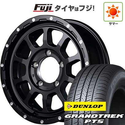 【新品】ジムニー 夏タイヤ ホイール4本セット 175/80R16 ダンロップ グラントレック PT5 MID ナイトロパワー M10 パーシングJ 16インチ