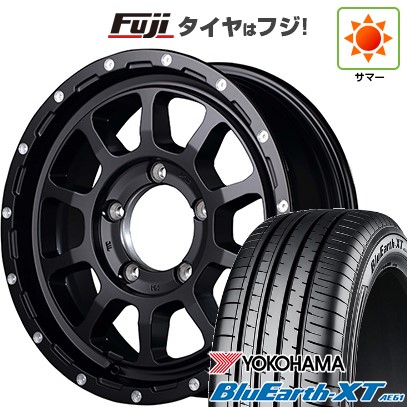 【新品】ジムニーシエラ 夏タイヤ ホイール４本セット 215/70R16 ヨコハマ ブルーアース XT AE61 MID ナイトロパワー M10 パーシングJ 16インチ