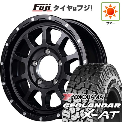 【新品】ジムニーシエラ 夏タイヤ ホイール４本セット 215/70R16 ヨコハマ ジオランダー X-AT G016 MID ナイトロパワー M10 パーシングJ 16インチ