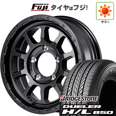 【新品】ジムニー 夏タイヤ ホイール4本セット 175/80R16 ブリヂストン デューラー H/L850 MID ナイトロパワー M10 パーシングJ バレルブラックエディション 16インチ