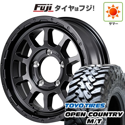 【新品】ジムニー 夏タイヤ ホイール4本セット 195/80R16 トーヨー オープンカントリー M/T MID ナイトロパワー M10 パーシングJ バレルブラックエディション 16インチ