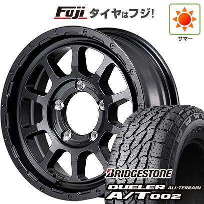 【新品】ジムニーシエラ 夏タイヤ ホイール４本セット 215/70R16 ブリヂストン デューラー A/T002 OWL/RBL MID ナイトロパワー M10 パーシングJ バレルブラックエディション 16インチ