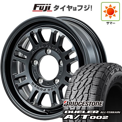 【新品】ジムニー 夏タイヤ ホイール４本セット 175/80R16 ブリヂストン デューラー A/T002 RBL MID ナイトロパワー M16 アサルト 16インチ