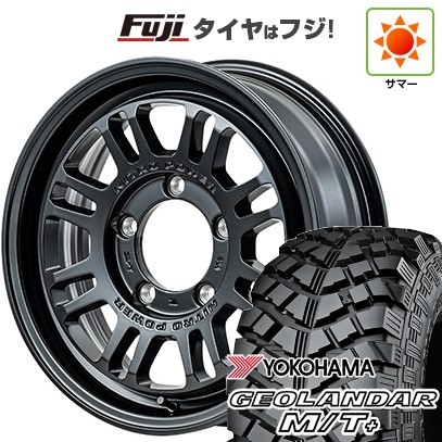 【新品】ジムニー 夏タイヤ ホイール4本セット 195/80R16 ヨコハマ ジオランダー M/T+ G001J MID ナイトロパワー M16 アサルト 16インチ