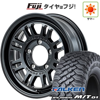 【新品】ジムニー 夏タイヤ ホイール４本セット 185/85R16 ファルケン ワイルドピーク M/T01 MID ナイトロパワー M16 アサルト 16インチ