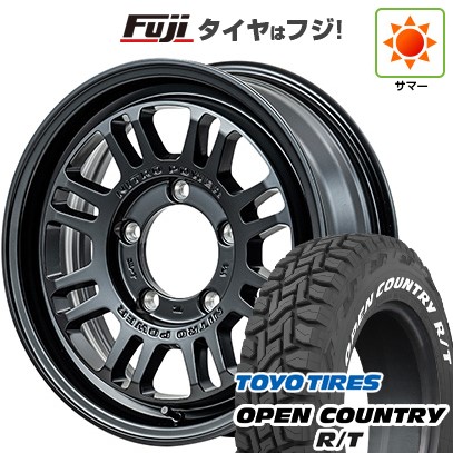 【新品】ジムニー 夏タイヤ ホイール４本セット 185/85R16 トーヨー オープンカントリー R/T RWL/RBL MID ナイトロパワー M16 アサルト 16インチ