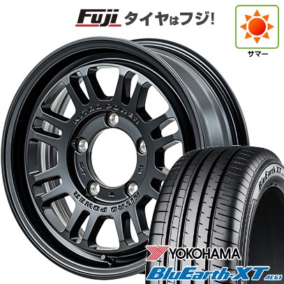 【新品】ジムニーシエラ 夏タイヤ ホイール４本セット 215/70R16 ヨコハマ ブルーアース XT AE61 MID ナイトロパワー M16 アサルト 16インチ
