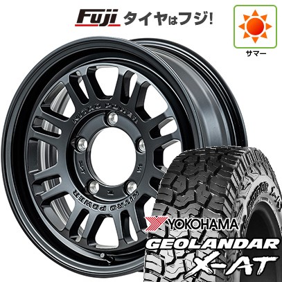 【新品】ジムニーシエラ 夏タイヤ ホイール４本セット 215/70R16 ヨコハマ ジオランダー X-AT G016 MID ナイトロパワー M16 アサルト 16インチ