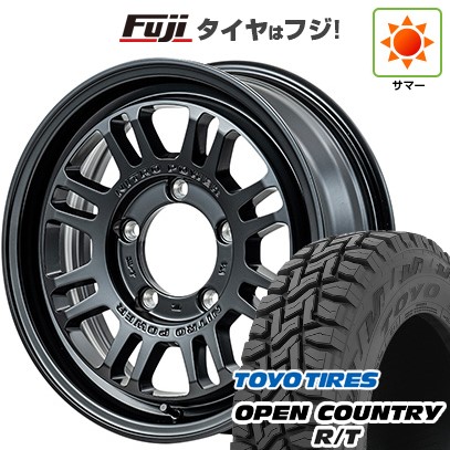 【新品】ジムニーシエラ 夏タイヤ ホイール４本セット 215/70R16 トーヨー オープンカントリー R/T RBL MID ナイトロパワー M16 アサルト 16インチ