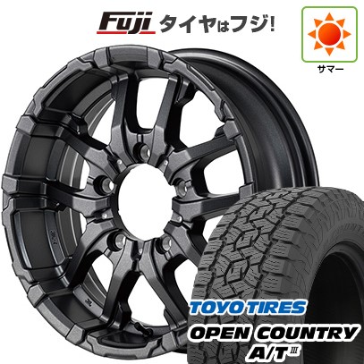 【新品】ジムニーシエラ 夏タイヤ ホイール４本セット 215/70R16 トーヨー オープンカントリー A/T III RBL MID ナイトロパワー M26 クロスファング 16インチ