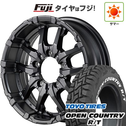 【新品】ジムニーシエラ 夏タイヤ ホイール４本セット 225/70R16 トーヨー オープンカントリー R/T RWL/RBL MID ナイトロパワー M26 クロスファング 16インチ
