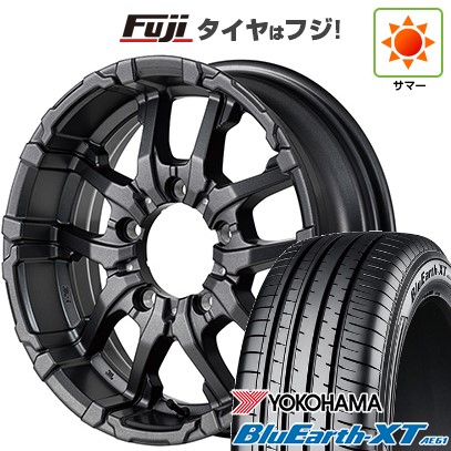 【新品】ジムニーシエラ 夏タイヤ ホイール４本セット 215/70R16 ヨコハマ ブルーアース XT AE61 MID ナイトロパワー M26 クロスファング 16インチ