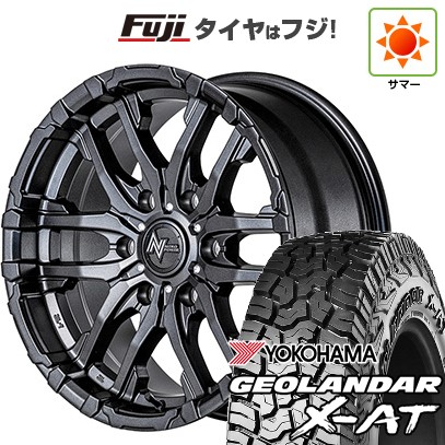 【新品】ハイエース200系 夏タイヤ ホイール4本セット 195/80R15 107/105N ヨコハマ ジオランダー X-AT G016 OWL MID ナイトロパワー M26 クロスファング 15インチ