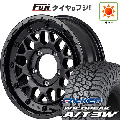 【新品】ジムニー 夏タイヤ ホイール4本セット 175/80R16 ファルケン ワイルドピーク A/T3W MID ナイトロパワー M29 スティンガー 16インチ