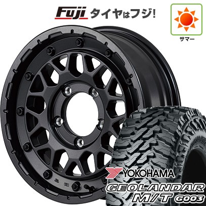 【新品】ジムニー 夏タイヤ ホイール4本セット 175/80R16 ヨコハマ ジオランダー M/T G003 MID ナイトロパワー M29 スティンガー 16インチ