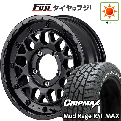 【新品】ジムニー 夏タイヤ ホイール4本セット 185/85R16 グリップマックス マッドレイジR/T MAX RWL(限定) MID ナイトロパワー M29 スティンガー 16インチ