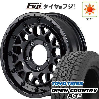 【新品】ジムニー 夏タイヤ ホイール４本セット 175/80R16 トーヨー オープンカントリー A/T III RWL/RBL MID ナイトロパワー M29 スティンガー 16インチ