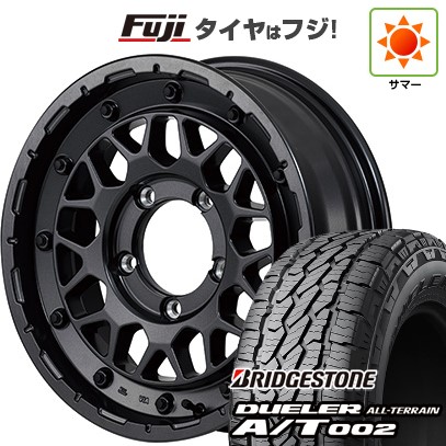 【新品】ジムニーシエラ 夏タイヤ ホイール４本セット 215/70R16 ブリヂストン デューラー A/T002 OWL/RBL MID ナイトロパワー M29 スティンガー 16インチ