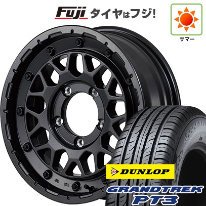 【新品】ジムニーシエラ 夏タイヤ ホイール４本セット 215/70R16 ダンロップ グラントレック PT3 MID ナイトロパワー M29 スティンガー 16インチ