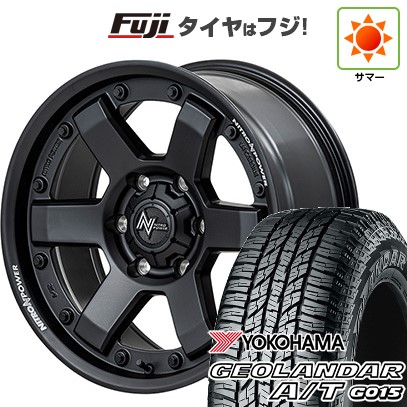 【新品】ハイエース200系 夏タイヤ ホイール4本セット 215/65R16 109/107S ヨコハマ ジオランダー A/T G015 WL/RBL MID ナイトロパワー M6 カービン 16インチ
