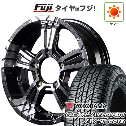 【新品】ジムニーシエラ 夏タイヤ ホイール４本セット 215/70R16 ヨコハマ ジオランダー A/T G015 RBL MID ナイトロパワー クロスクロウ 16インチ