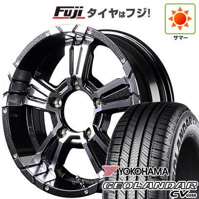 【新品】ジムニーシエラ 夏タイヤ ホイール4本セット 215/70R16 ヨコハマ ジオランダー CV G058 MID ナイトロパワー クロスクロウ 16インチ