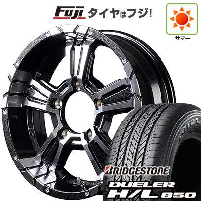 【新品】ジムニーシエラ 夏タイヤ ホイール４本セット 215/70R16 ブリヂストン デューラー H/L850 MID ナイトロパワー クロスクロウ 16インチ