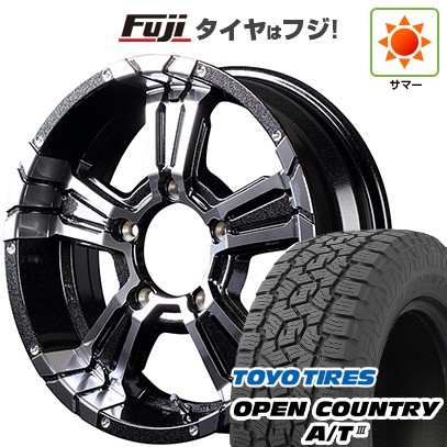 【新品】ジムニーシエラ 夏タイヤ ホイール４本セット 225/70R16 トーヨー オープンカントリー A/T III RBL MID ナイトロパワー クロスクロウ 16インチ