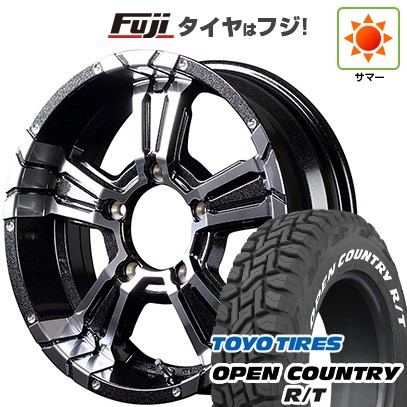 【新品】ジムニーシエラ 夏タイヤ ホイール４本セット 225/70R16 トーヨー オープンカントリー R/T RWL/RBL MID ナイトロパワー クロスクロウ 16インチ