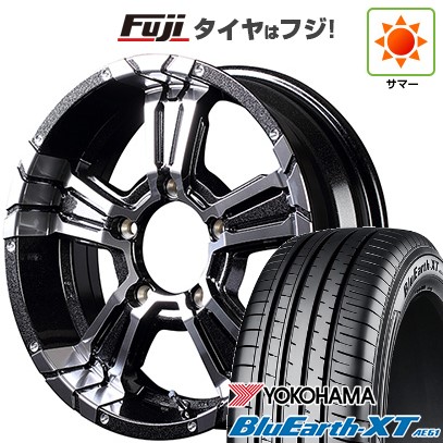 【新品】ジムニーシエラ 夏タイヤ ホイール４本セット 215/70R16 ヨコハマ ブルーアース XT AE61 MID ナイトロパワー クロスクロウ 16インチ