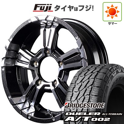 【新品】ジムニーシエラ 夏タイヤ ホイール４本セット 215/70R16 ブリヂストン デューラー A/T002 OWL/RBL MID ナイトロパワー クロスクロウ 16インチ
