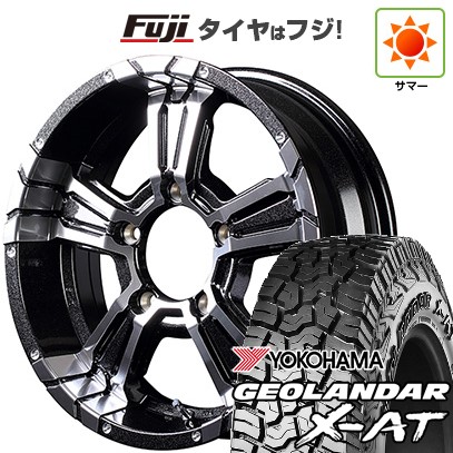 【新品】ジムニーシエラ 夏タイヤ ホイール４本セット 215/70R16 ヨコハマ ジオランダー X-AT G016 MID ナイトロパワー クロスクロウ 16インチ