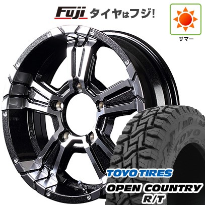 【新品】ジムニーシエラ 夏タイヤ ホイール４本セット 215/70R16 トーヨー オープンカントリー R/T RBL MID ナイトロパワー クロスクロウ 16インチ