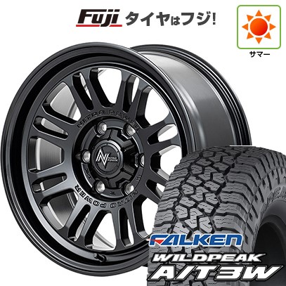 【新品】ハイエース200系 夏タイヤ ホイール4本セット 195/80R15 107/105N ファルケン ワイルドピーク A/T3W MID ナイトロパワー M16 アサルト 15インチ