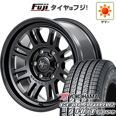 【新品】ハイエース200系 夏タイヤ ホイール４本セット 195/80R15 107/105L ヨコハマ ジオランダー H/T G056 MID ナイトロパワー M16 アサルト 15インチ