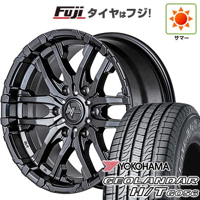 【新品】ハイエース200系 夏タイヤ ホイール4本セット 195/80R15 107/105L ヨコハマ ジオランダー H/T G056 MID ナイトロパワー M26 クロスファング 15インチ